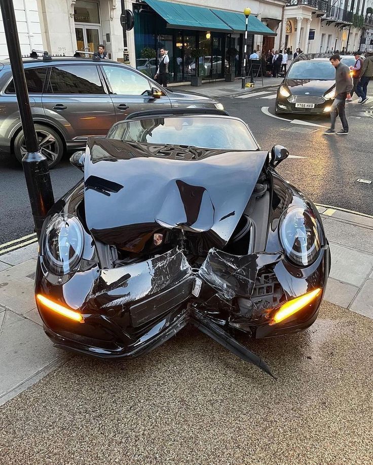 Car crash damage